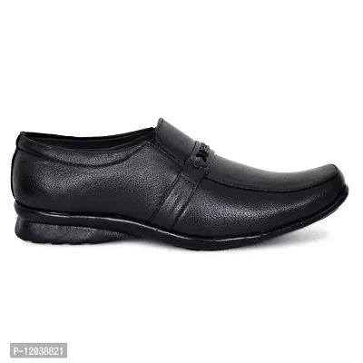 STYLIANO Formal Derby Style Shoes for Men, (Art110-FRM-Blk) Black-thumb4