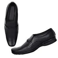 STYLIANO Formal Derby Style Shoes for Men, (Art116-FRM-Blk) Black-thumb4