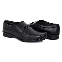 STYLIANO Formal Derby Style Shoes for Men, (Art116-FRM-Blk) Black-thumb2