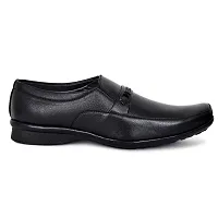 STYLIANO Formal Derby Style Shoes for Men, (Art116-FRM-Blk) Black-thumb3