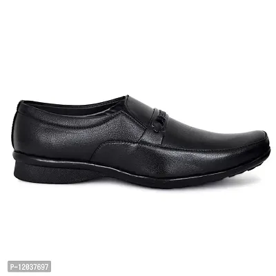 STYLIANO Formal Derby Style Shoes for Men, (Art116-FRM-Blk) Black-thumb4