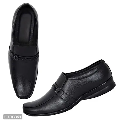 STYLIANO Formal Derby Style Shoes for Men, (Art110-FRM-Blk) Black-thumb5