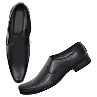 STYLIANO Formal Derby Style Shoes for Men, (Art100-FRML-Blk) Black-thumb4