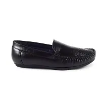 STYLIANO Casual Kids Boys Loafer Shoes Color Black Size 2-5 (ST20-Blk)-thumb1
