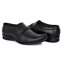 STYLIANO Formal Derby Style Shoes for Men, (Art110-FRM-Blk) Black-thumb2