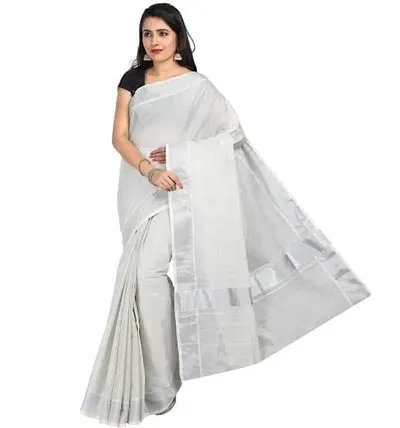 Alluring Cotton Saree with Blouse piece 