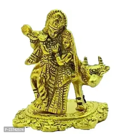 Radha Krishna Cow Idol Set For Home Idol