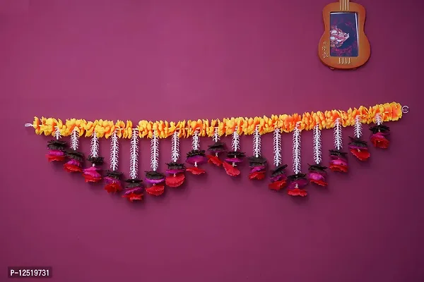 SHREYA-FASHION - Artificial Silk Leaf Flowers Door Toran / Door Hangings for Home, Office, Garden Decorations Diwali, All Festivals-thumb0