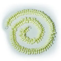 Artificial Mulla Mala Jasmine Bud Jasmine Garland, Made of Plastic (White, 85cm Long) ,Artificial Flora-thumb3