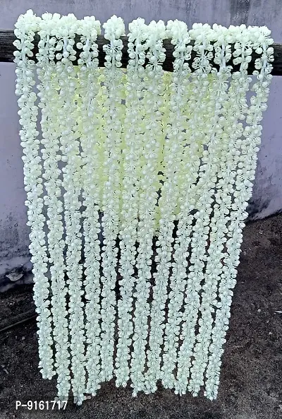 Decorative Artificial Heavy Mogra Jasmine Garlands For Home And Wall Deacute;cor