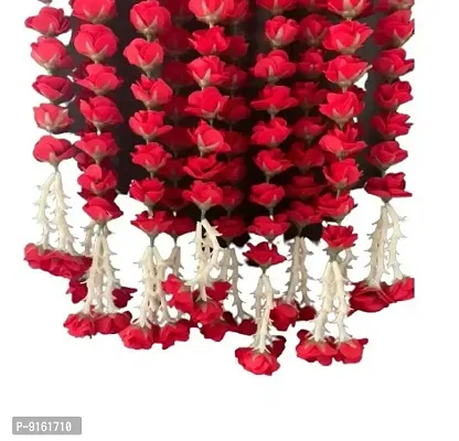 Artificial Red Ross Garland For Decoration-thumb0
