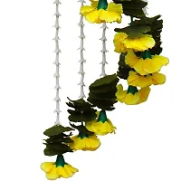 SHREYA-FASHION?- Artificial Marigold Lili Flower Garlands Chandelier, Jhoomar (Reusable Flowers Hanging)-thumb3