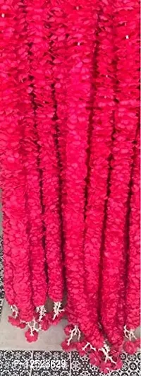 Artificial Scented Blossom Flower String Garland ladi (5.6 ft or 170 cm) Hanging for Home Office Temple Decoration for Festival Party Like Diwali Eid Birthday (6 Color Option) (Magenta, 2)-thumb2