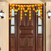 SHREYA-FASHION?- Artificial Marigold Fluffy Flower Door Toran/Bandhanwar Garlands Hanging Door Toran, Doorway for All Festivals and Special Events, Home, Office, Garden Diwali Decorations (3)-thumb1