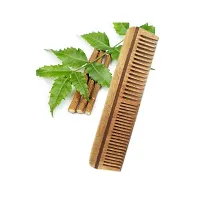 CartKing Neem Wooden/Wood Comb For Women & Men Hair Growth - Helps In Prevention Of Hair Fall & Anti Dandruff Trait - Naturally Prepared in Villages of Bengal- Best & Original Neem Pocket Comb-thumb1