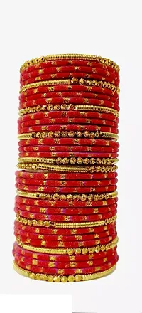 Elegant Glass Bangles Set For Women