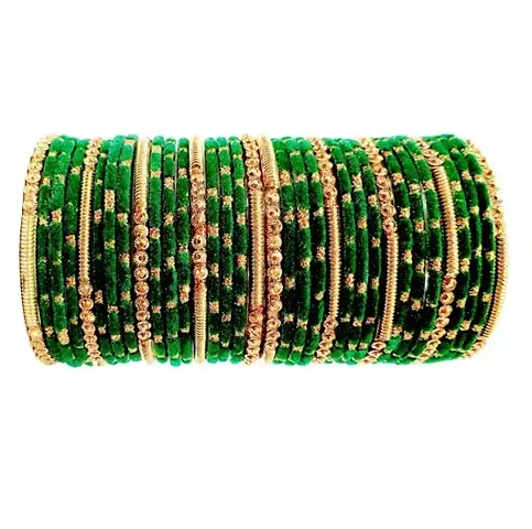 Elegant Glass Bangles Set For Women