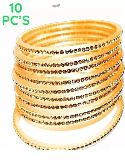 Atul Bangle Store Unique Glittering Chunky Bangles | Fancy Zirc Bangles For Women Bangles