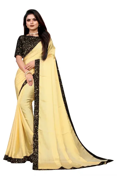 Alluring Silk Blend Saree with Blouse piece 