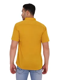 Classic Lycra Short Sleeves Casual shirt For Men-thumb3