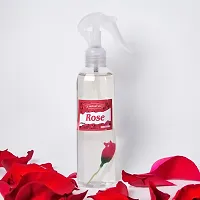 Rose Fragrance Air Freshener for Home, Office and Car Long-Lasting Room Freshener-250m- Pack of 5-thumb1