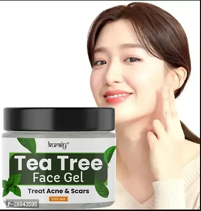 KURAIY TEA TREE Gel Facial Cream Smooth Skin Moisturizing Whitening Day Gel