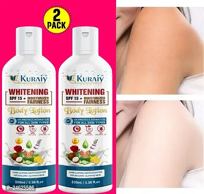 KURAIY C Whitening Body Lotion Fade Melanin Anti-wrinkle Firming Lotion Moisturizing Repair Skin Barrier Body Lotion PACK OF 2-thumb0