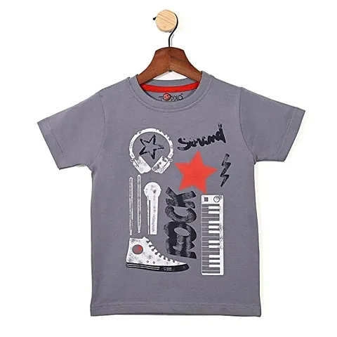 Stylish Round Neck T-Shirts For Boys