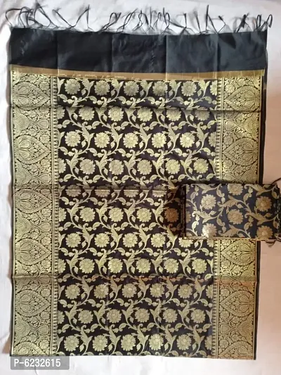 Beautiful Cotton Silk Brocade Dupatta-thumb0