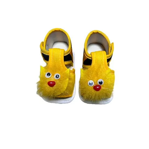 Baby Shoes for baby boys and Girls Unisex New born Booties | First Walking | Baby Shoes  Sandals with Anti Slip Sole | Baby Footwear | Toe to Heel Length=12cm(3 to12 Months)