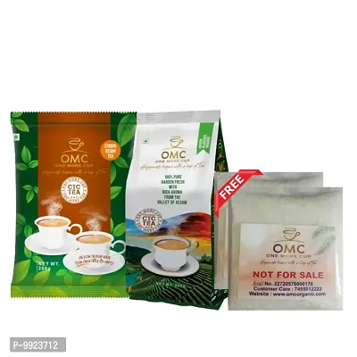 OMC Premium CTC Tea  Regular Tea (250gm Pack Of 2) With Free Sugar (500gm) | 100% Pure Garden Fresh With Rich Aroma | Assam Tea | Strong Tea |-thumb0