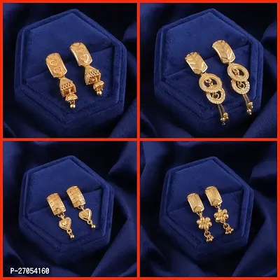 Exclusive Earrings Combo Of 4 For Girls And Womens Design By Delfa-thumb0