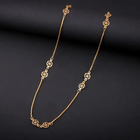 Trending Golden Alloy Necklace For Women