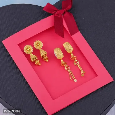 Exclusive Earrings Combo Of 2 For Girls And Womens Design By Delfa