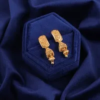 Stylish Golden Alloy Earrings For Women Combo Of 2-thumb1