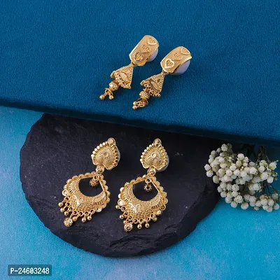 Exclusive Earrings Combo Of 2 For Girls And Womens Design By Delfa