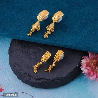 Exclusive Earrings Combo Of 2 For Girls And Womens Design By Delfa-thumb0