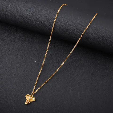 Exclusive Golden Alloy Necklace Chain