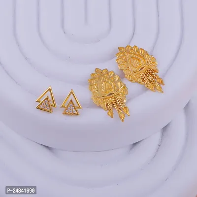 Exclusive Earrings Combo Of 2 For Girls And Womens Design By Delfa-thumb0