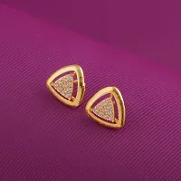 Stylish Golden Alloy Earrings For Women Combo Of 2-thumb1