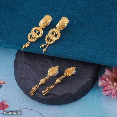 Exclusive Earrings Combo Of 2 For Girls And Womens Design By Delfa-thumb0