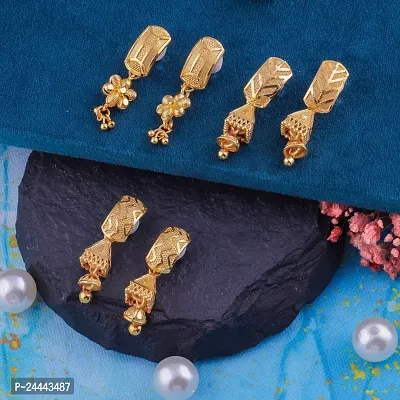 Exclusive Earrings Combo Of 3 For Girls And Womens Design By Delfa-thumb0