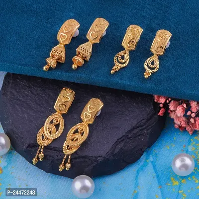 Exclusive Earrings Combo Of 3 For Girls And Womens Design By Delfa