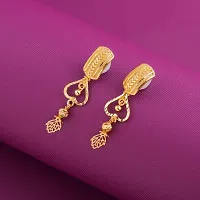 Stylish Golden Alloy Earrings For Women Combo Of 2-thumb1