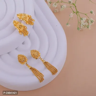 Exclusive Earrings Combo Of 2 For Girls And Womens Design By Delfa-thumb0