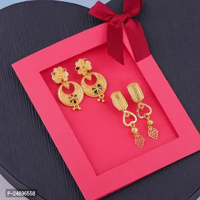 Exclusive Earrings Combo Of 2 For Girls And Womens Design By Delfa