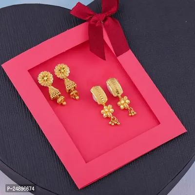 Exclusive Earrings Combo Of 2 For Girls And Womens Design By Delfa