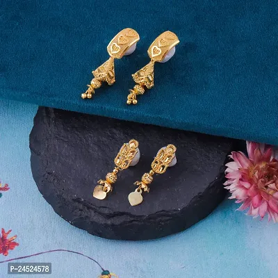 Exclusive Earrings Combo Of 2 For Girls And Womens Design By Delfa