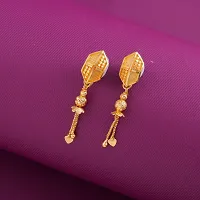 Golden Alloy  Jhumkas Earrings For Women Pack of 2-thumb2