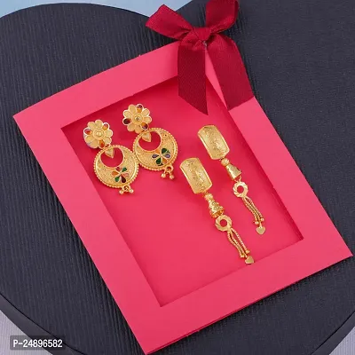 Exclusive Earrings Combo Of 2 For Girls And Womens Design By Delfa